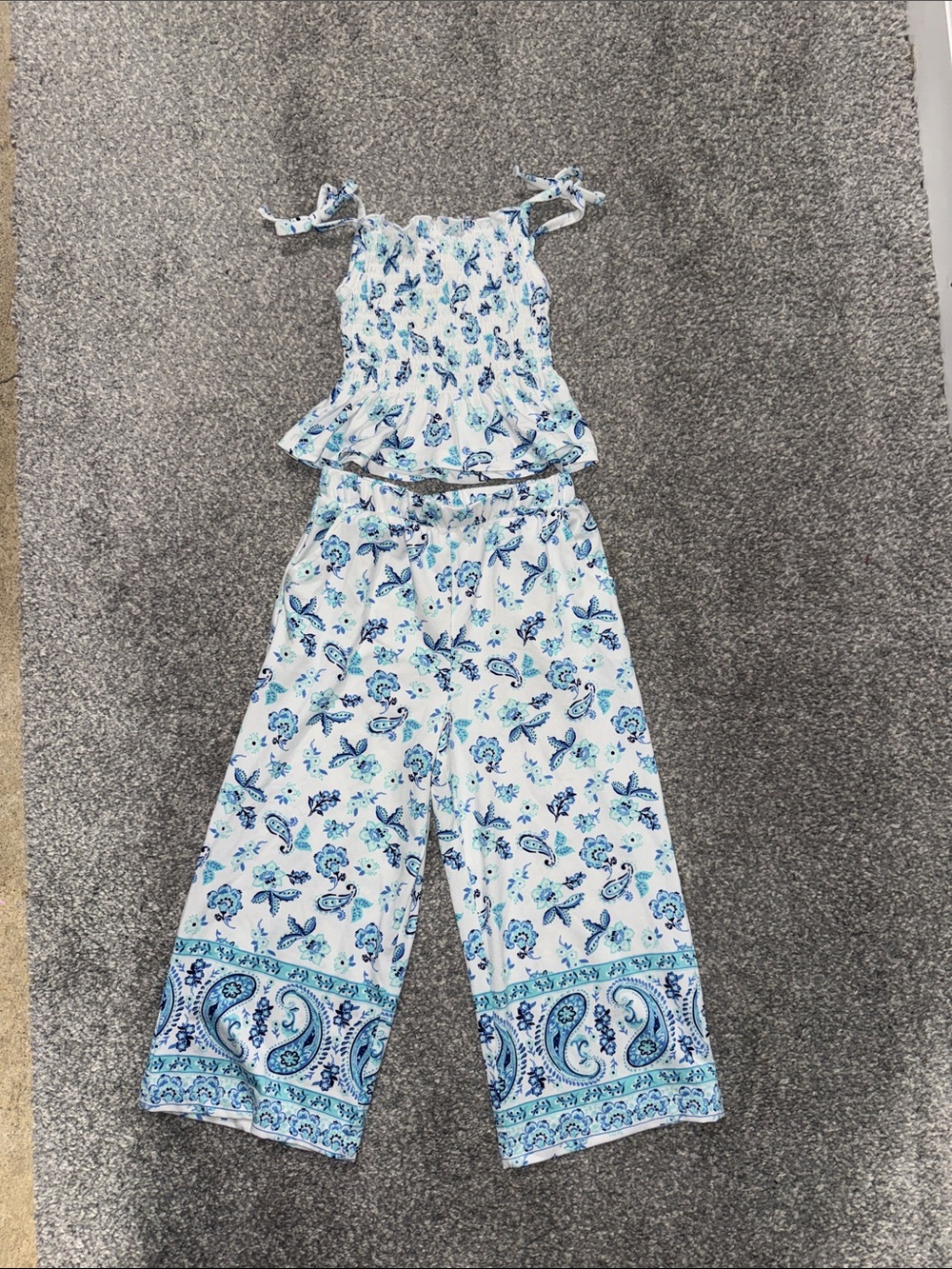 Btween Blue Summer Paisley Set